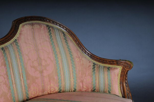 French Beechwood Canape Sofa & Armchairs, 1900s, Set of 3-FLW-1402248