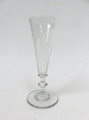 French Biedermeier Handblown Champagne Flutes, Set of 6-EY-1059246