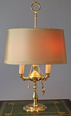 French Bouillotte Brass Table Lamp, 1970s-ESB-1792547