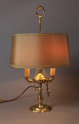 French Bouillotte Brass Table Lamp, 1970s-ESB-1792547