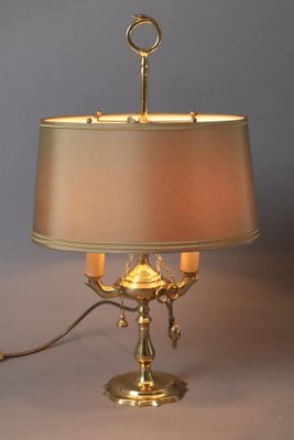 French Bouillotte Brass Table Lamp, 1970s-ESB-1792547