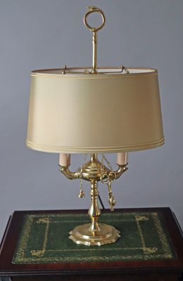 French Bouillotte Brass Table Lamp, 1970s-ESB-1792547