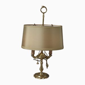 French Bouillotte Brass Table Lamp, 1970s-ESB-1792547