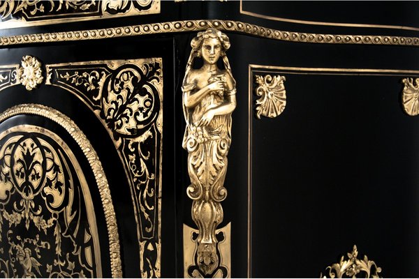 French Boulle Cabinet, 1860s-BXB-697149