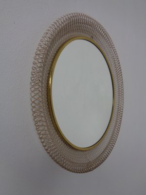 French Brass and Metal Mirror, 1960s-RDW-2041716