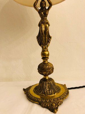 French Brass Lamp, 1950s-RZY-1111094