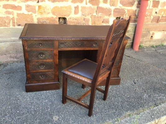 French Breton Desk, 1890s - 1900s-GQM-1366665