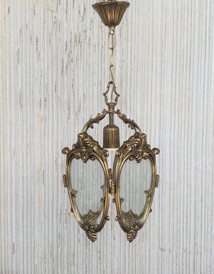 French Bronze and Glass Sconces, 1920s, Set of 3-NOU-715129