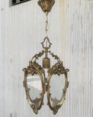 French Bronze and Glass Sconces, 1920s, Set of 3-NOU-715129