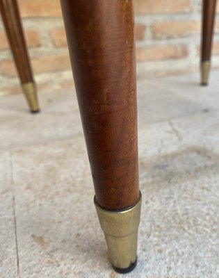 French Bronze Mounted Center, End or Sofa Table with Black Marble Top, 1940s-NOU-1819558