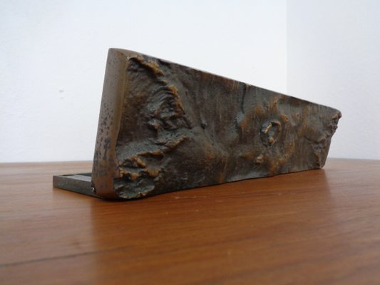 French Brutalist Bronze Letter Box, 1960s-RDW-1058985