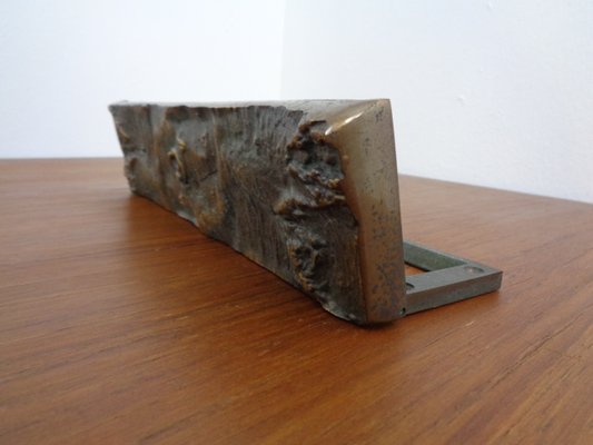 French Brutalist Bronze Letter Box, 1960s-RDW-1058985