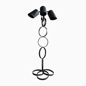 French Brutalist Floor Lamp-GO-1003694