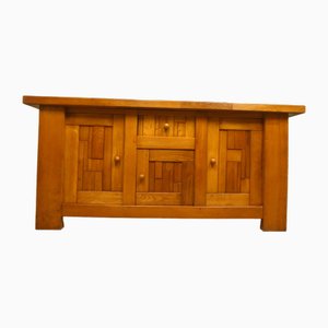 French Brutalist Sideboard in Elm, 1970-QAV-1765576