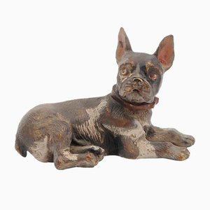 French Bulldog Figurine from Wiener Bronze, 1900-AOU-1438406