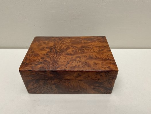 French Burl Wood Storage Box, 1960s-WZZ-2023605