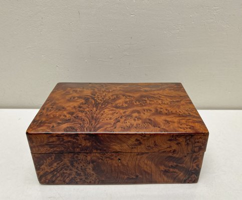 French Burl Wood Storage Box, 1960s-WZZ-2023605