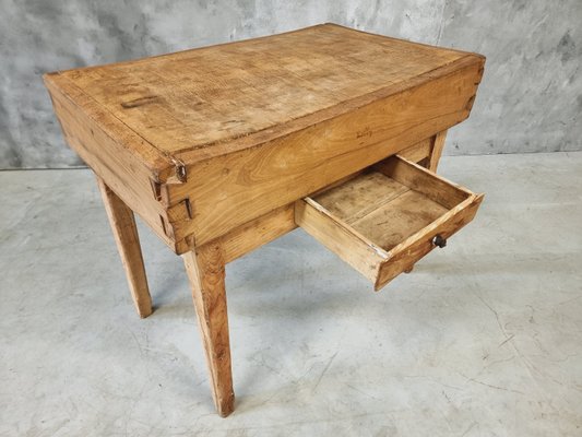 French Butchers Chopping Block-IFQ-2021779