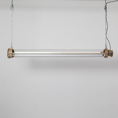 French Camel Tube Hanging Lamp, 1950s-JC-1383041