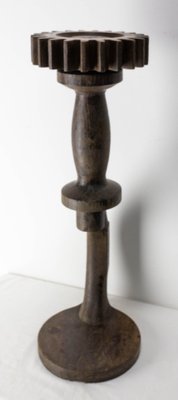 French Carved Oak Plant Holder, 1940s-RIU-1194215