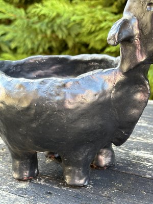 French Ceramic Animal Pocket in the style of Frères Cloutier, 1970s-RWZ-2028249