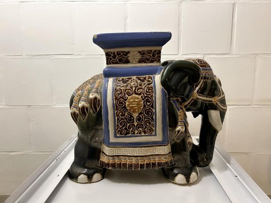 French Ceramic Elephant, 1960-SZM-1768863