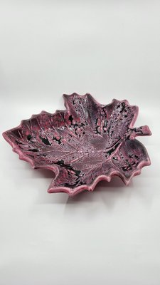 French Ceramic Leaf-Shaped Fruit Bowl from FPP Vallauris, 1960s-QCI-1749859