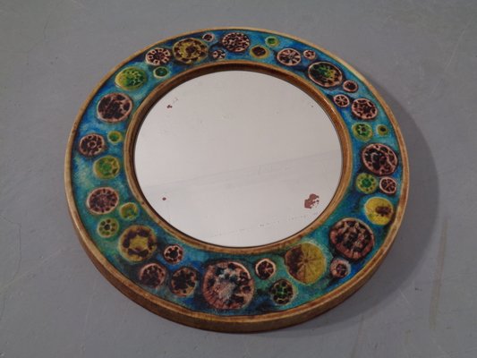 French Ceramic Mirror, 1960s-RDW-799487