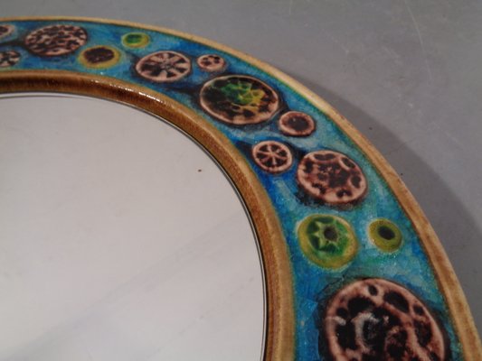 French Ceramic Mirror, 1960s-RDW-799487