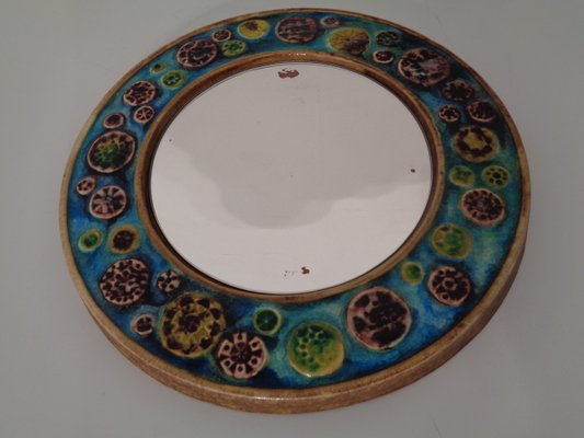 French Ceramic Mirror, 1960s-RDW-799487