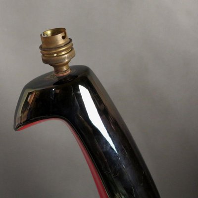 French Ceramic Table Lamp from Vallauris, 1950s-WK-693200