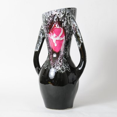 French Ceramic Vase from Vallauris, 1950s-IXK-685151