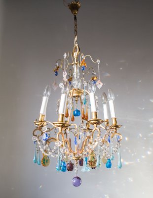 French Chandelier in Crystals-JWI-1193144