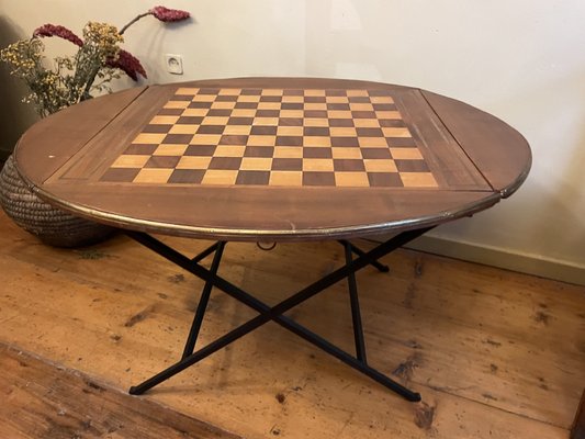 French Checkers Table, 1960s-OFB-1785494