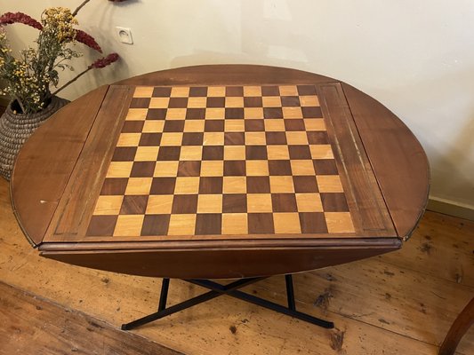 French Checkers Table, 1960s-OFB-1785494