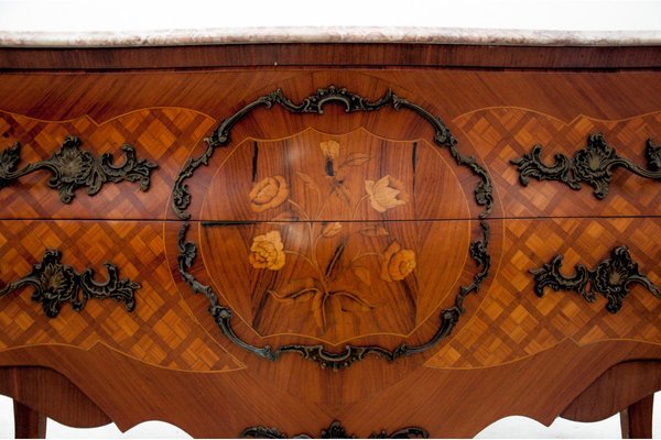 French Chest of Drawers in Walnut, 1930s-BXB-1062330