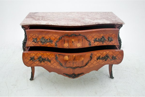 French Chest of Drawers in Walnut, 1930s-BXB-1062330