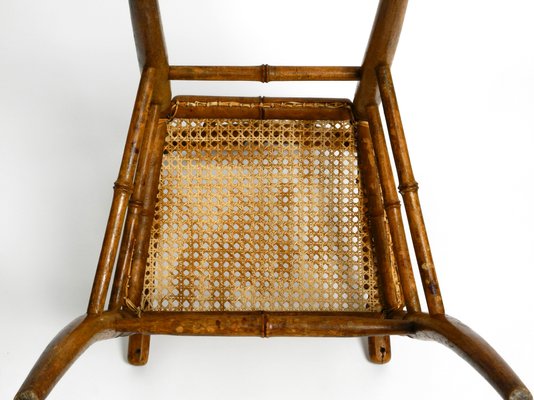 French Child's Highchair in Bentwood with Viennese Wicker Seat, 1930s-RR-1438681