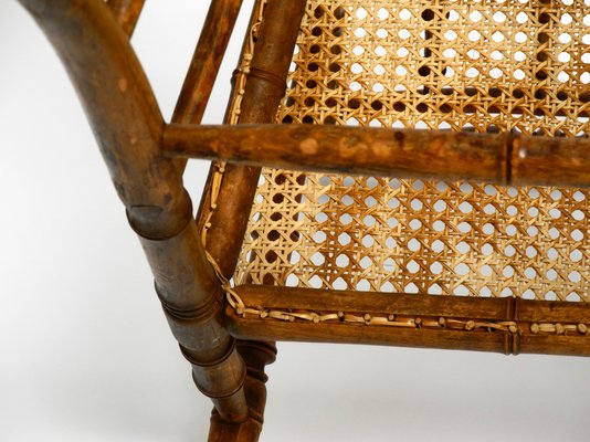 French Child's Highchair in Bentwood with Viennese Wicker Seat, 1930s-RR-1438681