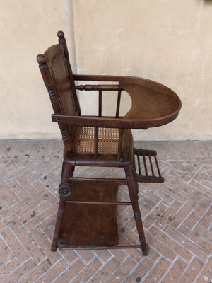 French Children's Chair in Walnut, Late 1800s-ZFY-1768979