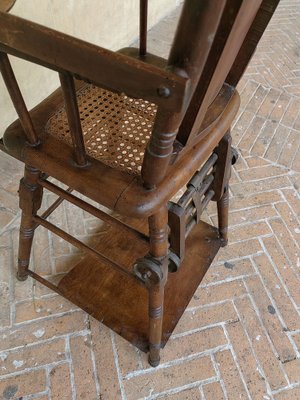 French Children's Chair in Walnut, Late 1800s-ZFY-1768979