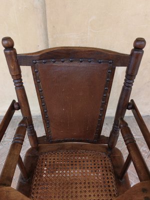 French Children's Chair in Walnut, Late 1800s-ZFY-1768979