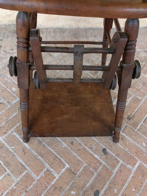 French Children's Chair in Walnut, Late 1800s-ZFY-1768979