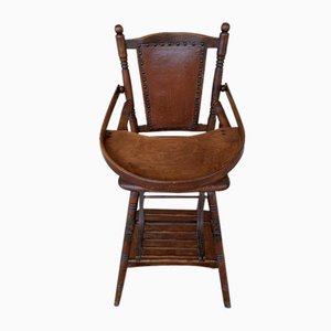 French Children's Chair in Walnut, Late 1800s-ZFY-1768979