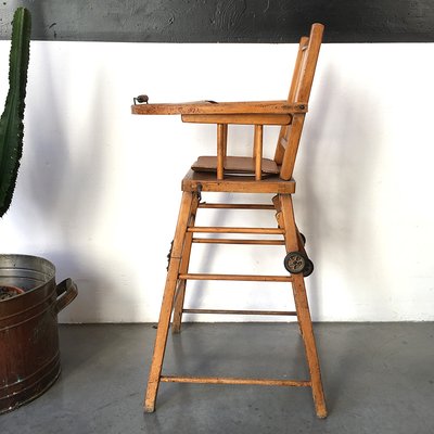 French Childrens High Chair, 1960s-BVG-973042