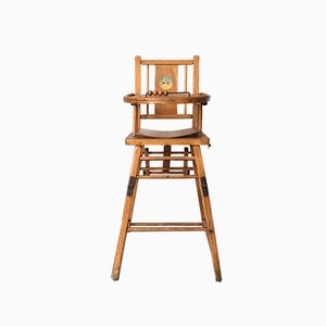 French Childrens High Chair, 1960s-BVG-973042