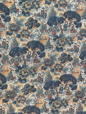 French Chinoiserie Woven Jacquard Tapestry-YMM-1061887