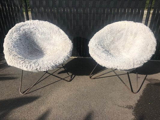 French Circle Chair by Jean Royere, 1950s-XQY-677262