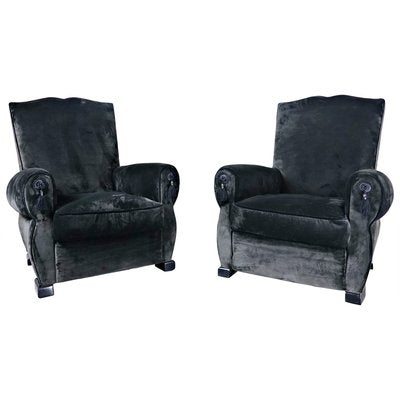 French Club Chairs, 1940s, Set of 2-FGA-923628