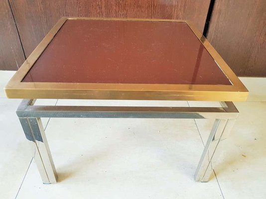 French Coffee Table by Guy Lefevre for Maison Jansen, 1970s-POM-733083